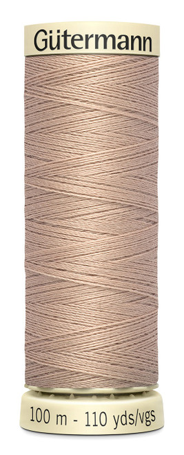 6 Pack - Gutermann Sew-All Thread 110yd-Capri Beige - 100P-534 - 077780001282