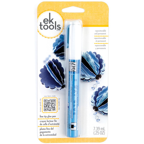 4 Pack EK/Zig 2-Way Glue Pen Carded-Fine Tip -E5500013 - 015586945904