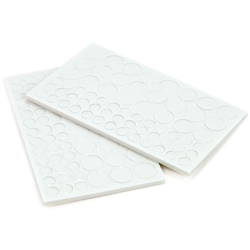 6 Pack - EK Tools 3D Dots Foam Dot Adhesive 126/Pkg-White Circles .125" Thick - E5501046