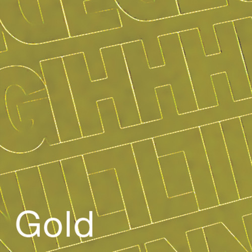 6 Pack - Duro Permanent Adhesive Vinyl Letters & Numbers 1" 183/Pkg-Gold - D3214-GOLD - 029211321476