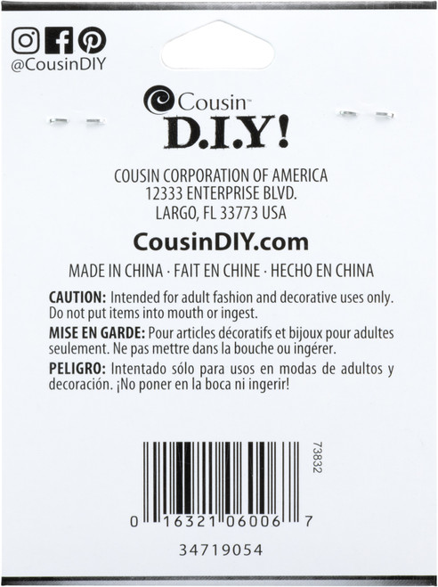 3 Pack - CousinDIY Jewelry Basics Metal Findings 300/Pkg-Silver Split Rings 6mm To 8mm - 34719054 3 Pack - CousinDIY Jewelry Basics Metal Findings 300/Pkg-Silver Split Rings 6mm To 8mm - 34719054