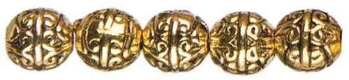 3 Pack - CousinDIY Jewelry Basics Metal Beads 8mm 24/Pkg-Gold Scroll - 34708206