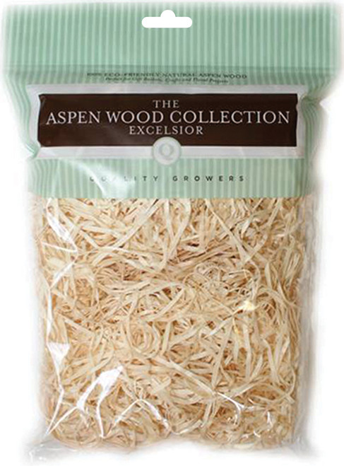 6 Pack Quality Growers Aspenwood Excelsior 108.5 Cubic Inches-Natural QG1597RC - 740657079027