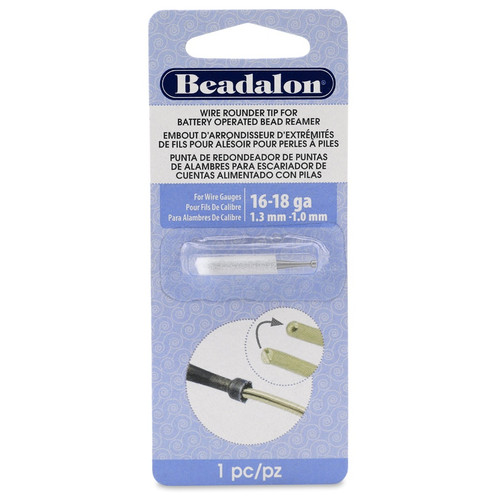 3 Pack - Beadalon Battery Operated Bead Reamer Wire Rounder Tip-16-18 Gauge - 208F-004 - 035926127685