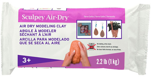 3 Pack - Sculpey Model Air Clay 2.2lb-Terra Cotta - AD22-22T - 715891721384