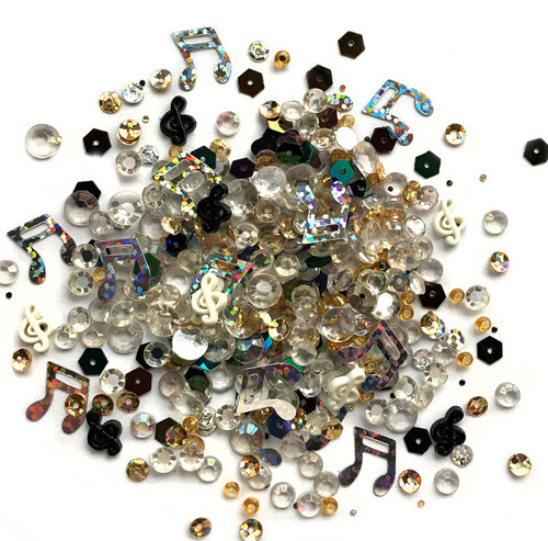 6 Pack Buttons Galore Sparkletz Embellishment Pack 10g-Concerto SPK-129