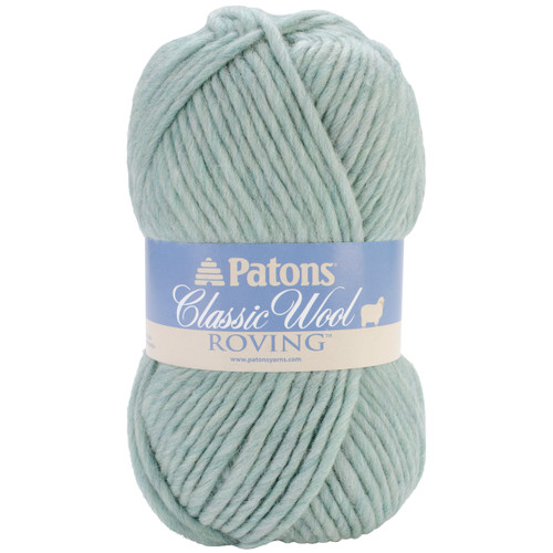 6 Pack - Patons Classic Wool Roving Yarn-Low Tide - 241077-77219 - 057355364530