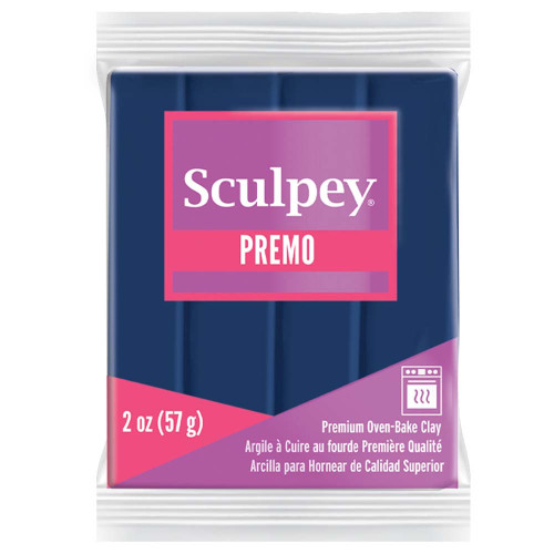 Sculpey Premo Polymer Clay 2oz-Navy PE02-5050