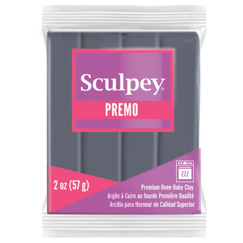 Sculpey Premo Polymer Clay 2oz-Slate - PE02-5052