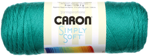 3 Pack - Caron Simply Soft Solids Yarn-Cool Green - H97003-9770 - 035613977708