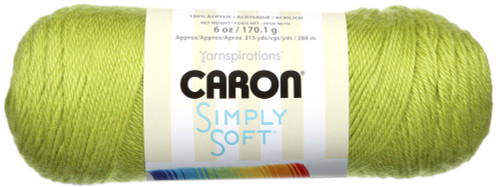 3 Pack - Caron Simply Soft Solids Yarn-Chartreuse - H97003-9771 - 035613977715