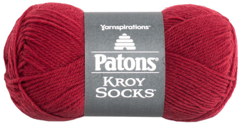 6 Pack Patons Kroy Socks Yarn-Red 243455-55705 - 057355381063