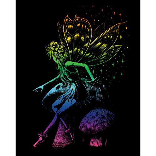 3 Pack - Royal & Langnickel(R) Rainbow Foil Engraving Art Kit 8"X10"-Fairy Princess - RAINFL-22 3 Pack - Royal & Langnickel(R) Rainbow Foil Engraving Art Kit 8"X10"-Fairy Princess - RAINFL-22