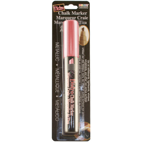 3 Pack Uchida Bistro Chalk Marker Chisel Tip-Metallic Red 483-C-M2 - 028617433929