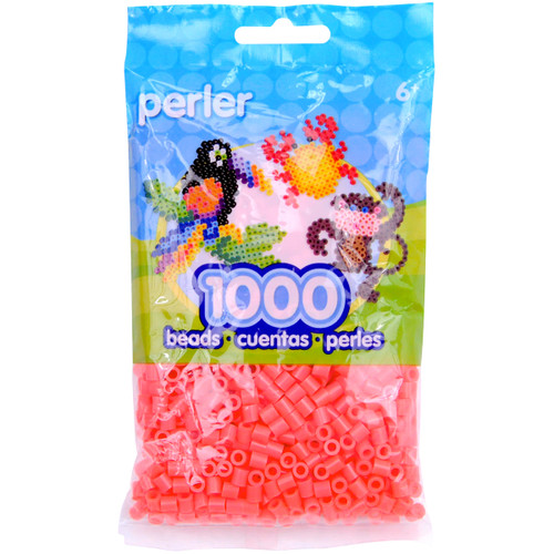 3 Pack Perler Beads 1,000/Pkg-Hot Coral PBB80-19-19059 - 048533190591
