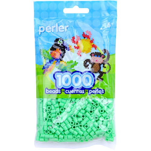 3 Pack Perler Beads 1,000/Pkg-Pastel Green PBB80-19-19053 - 048533190539