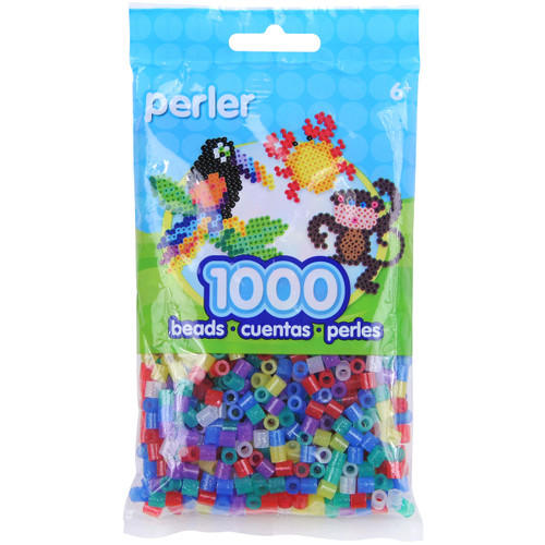 3 Pack Perler Beads 1,000/Pkg-Glitter Mix PBB80-19-19039 - 048533190393