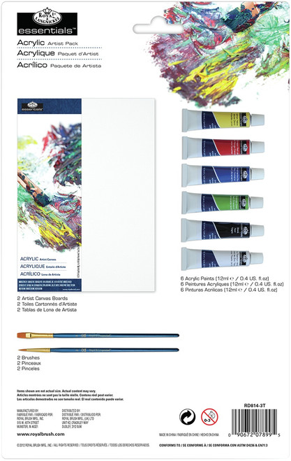 2 Pack - Royal & Langnickel(R) essentials(TM) Artist Pack-Acrylic Painting - RD814
