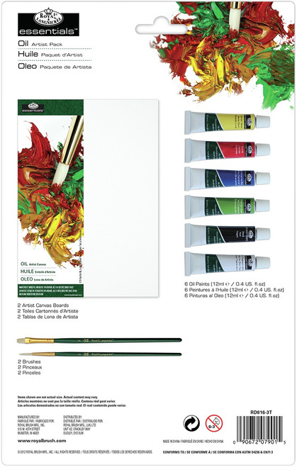2 Pack - Royal & Langnickel(R) essentials(TM) Artist Pack-Oil Painting - RD816 2 Pack - Royal & Langnickel(R) essentials(TM) Artist Pack-Oil Painting - RD816
