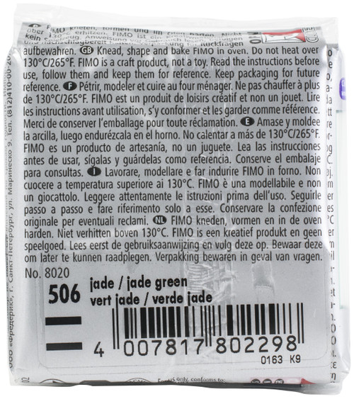 Fimo Effect Polymer Clay 2oz-Jade - EF802-506 Fimo Effect Polymer Clay 2oz-Jade - EF802-506
