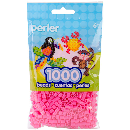 3 Pack - Perler Beads 1,000/Pkg-Pink - PBB80-19-19083 - 048533190836