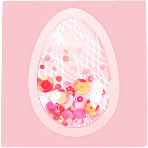 Sizzix Making Essentials Shaker Domes-Egg/Balloon 2"X3", 6/Pkg - SIZSD6-64336 Sizzix Making Essentials Shaker Domes-Egg/Balloon 2"X3", 6/Pkg - SIZSD6-64336