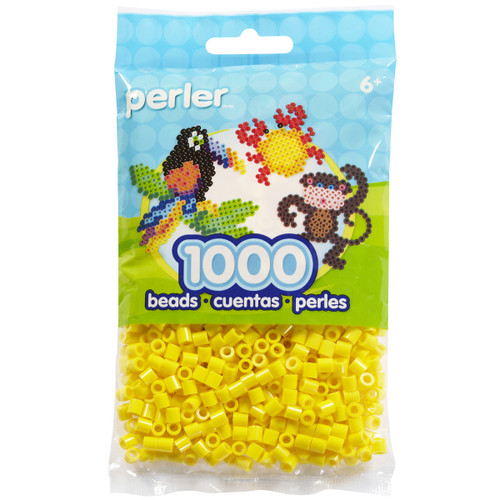 3 Pack - Perler Beads 1,000/Pkg-Yellow - PBB80-19-19003 - 048533190034
