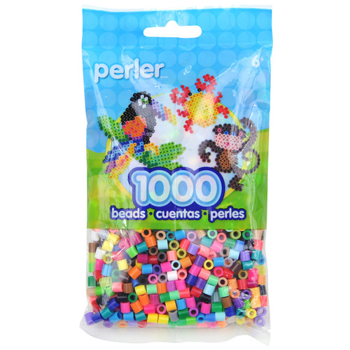 3 Pack Perler Beads 1,000/Pkg-Multicolor PBB80-19-19000 - 048533190003