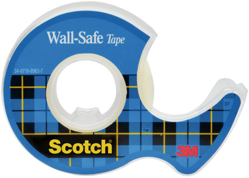 3 Pack Scotch Wall-Safe Tape -.75"X650" SC183