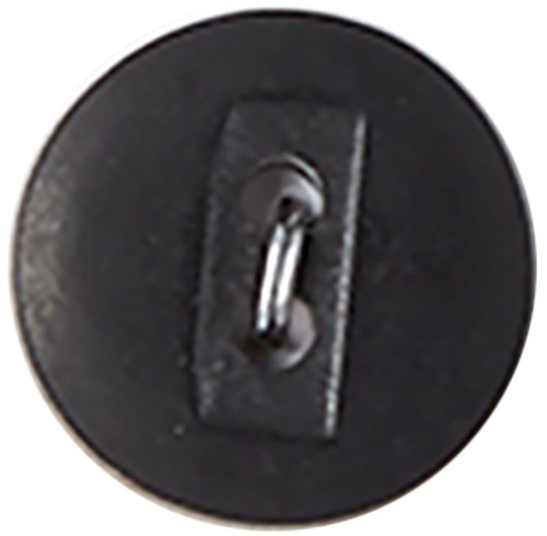 6 Pack Slimline Buttons Series 1-Black 2-Hole 1/2" 6/Pkg SL1-80