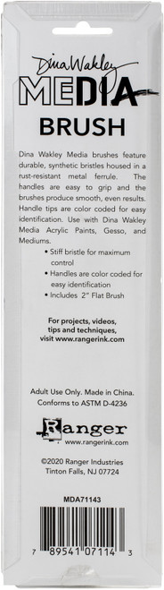 Dina Wakley Media Stiff Bristle Brush-2" MDA71143