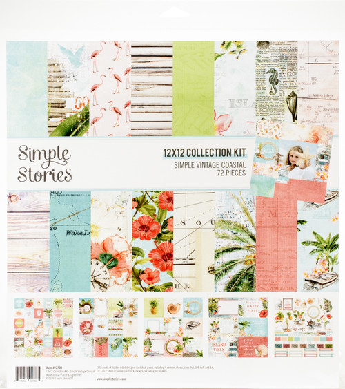 Simple Stories Collection Kit 12"X12"-Simple Vintage Coastal SVC12700 - 817254017834