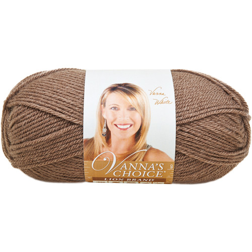 3 Pack Lion Brand Vanna's Choice Yarn-Taupe 860-125 - 023032861258