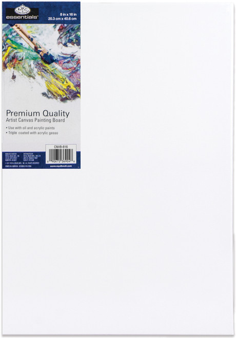 6 Pack - Royal Langnickel essentials(TM) Premium Canvas Board-8"x16" - CNB816 - 090672369048