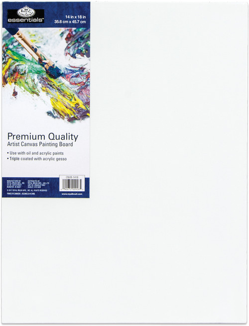 6 Pack - Royal Langnickel essentials(TM) Premium Canvas Board-14"x18" - CNB1418 - 090672009265