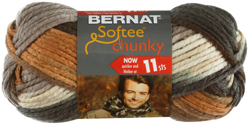 3 Pack Bernat Softee Chunky Ombre Yarn-Stillness 161129-29117 - 057355351639