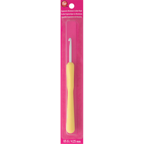 3 Pack - Boye Ergonomic Aluminum Crochet Hook-Size G/4.25mm - 3268-G - 070659906732