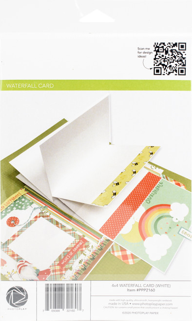 PhotoPlay Maker Series 4"X4" Mechanical-White Waterfall - PPP2160