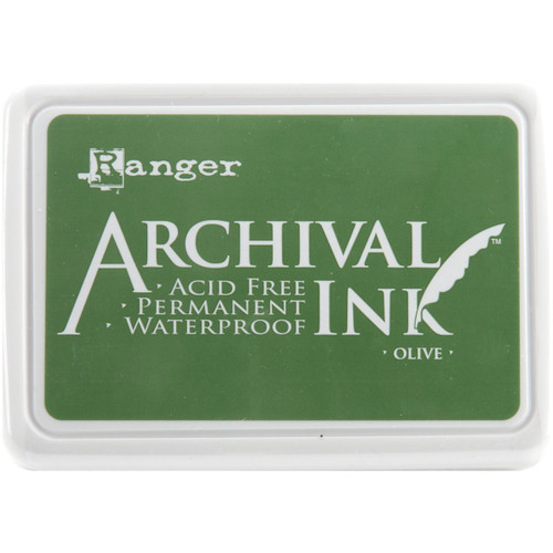 3 Pack - Ranger Archival Ink Pad #0-Olive - AIP-31482 - 789541031482
