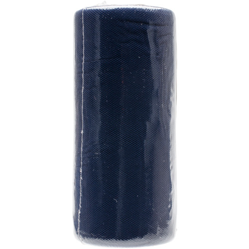 3 Pack - Falk Tulle 6"X25yd Spool-Navy - 11000-11023 - 717371110237