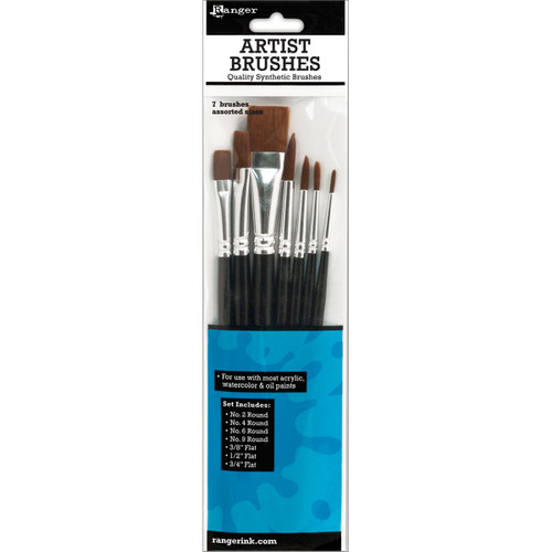 2 Pack - Ranger Artist Brushes-7/Pkg - BRU40842 - 789541040842