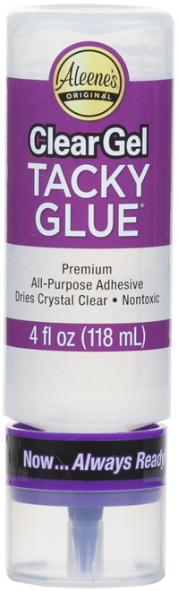 6 Pack Aleene's Always Ready Clear Gel Tacky Glue-4oz 33151 - 017754331519