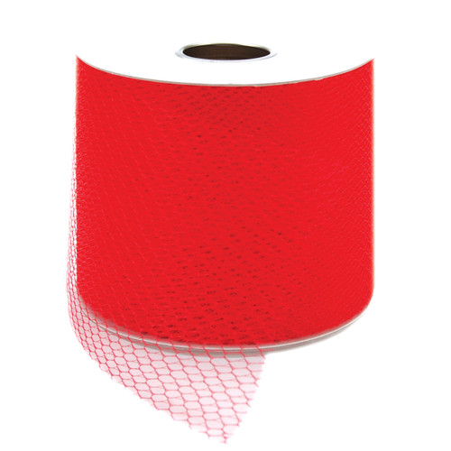4 Pack - Falk Net Mesh 3"X40yd Spool-Red - 201 17-12488 - 717371124883