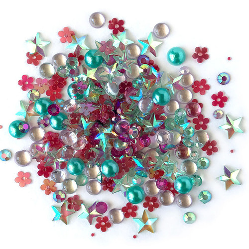 6 Pack - Buttons Galore Sparkletz Embellishment Pack 10g-Aloha - SPK-107