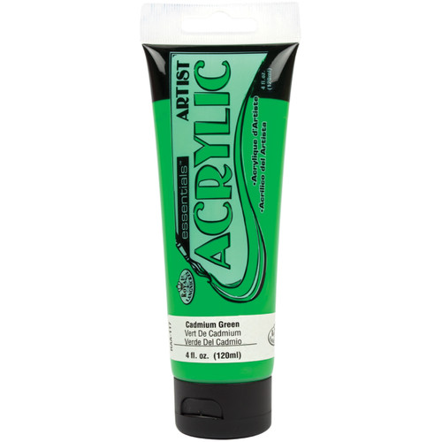 3 Pack - Royal & Langnickel(R) essentials(TM) Acrylic Paint 4oz-Cadmium Green - RAA-117 - 090672304476