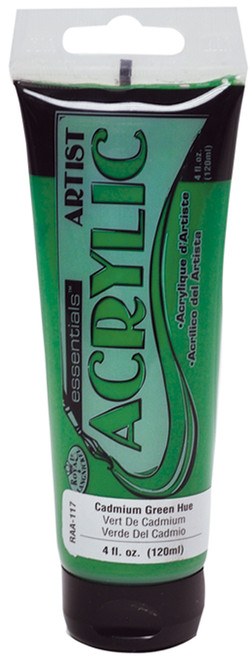 3 Pack Royal & Langnickel(R) essentials(TM) Acrylic Paint 4oz-Cadmium Green RAA-117