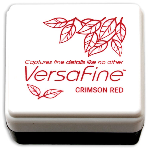 4 Pack - VersaFine Pigment Mini Ink Pad-Crimson Red - VFS-011 - 712353400115