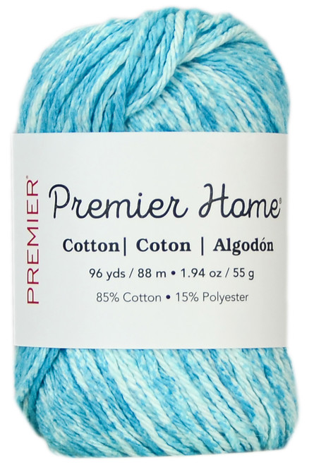 3 Pack Premier Home Cotton Multi Yarn-Ocean Splash 44-27 - 847652042299