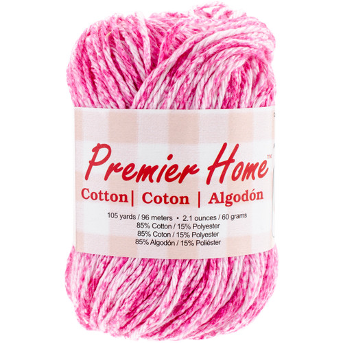 3 Pack Premier Home Cotton Multi Yarn-Flamingo Splash 44-24 - 847652042268