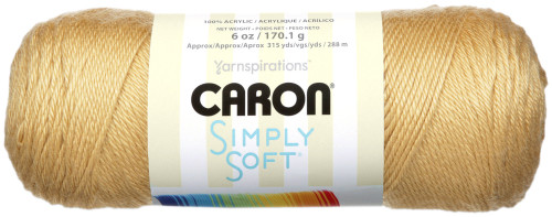 3 Pack Caron Simply Soft Collection Yarn-Autumn Maize H97COL-8 - 035613121088